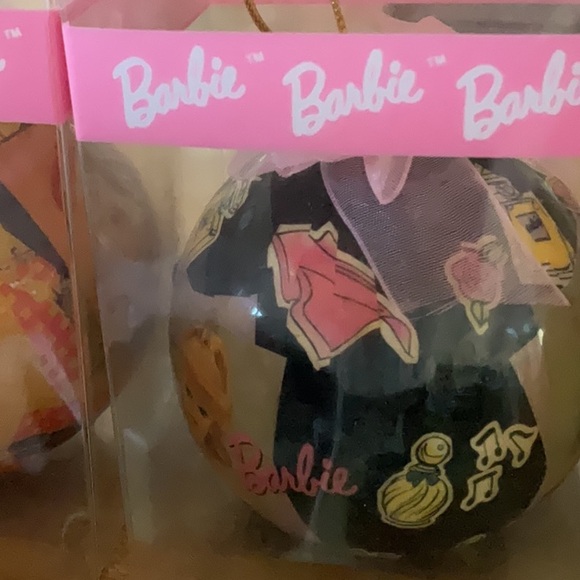 5 Barbie Vibrant Ornaments NIB 1996 - Picture 7 of 9